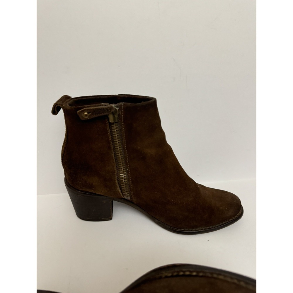 Diesel ankle boots leather brown suede sz US 7.5 EUR 38 - Picture 4 of 10